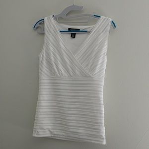 White House Black Market White Blouse